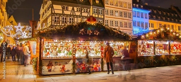 Obraz Marché de noël à Strasbourg, Alsace