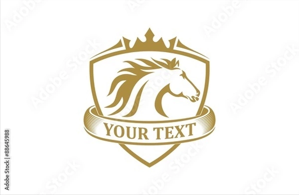 Obraz Horse emblem vintage