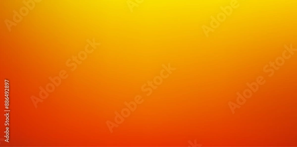 Obraz Orange and yellow gradient background, vector illustration