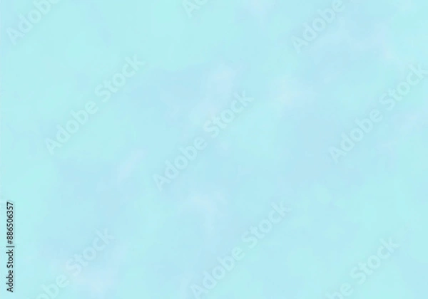 Fototapeta シンプルな水彩背景　爽やかブルー