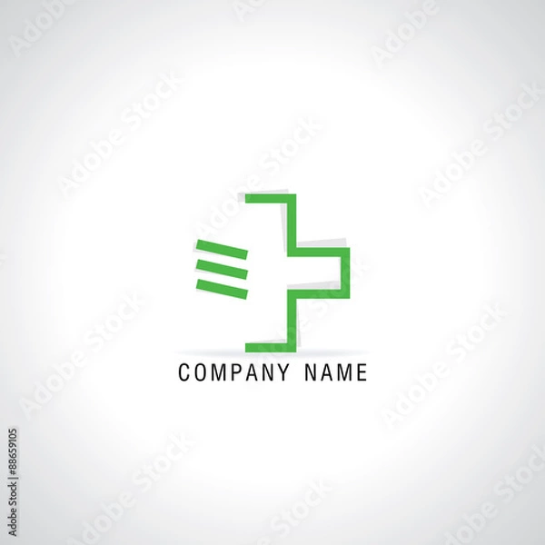 Fototapeta creative company logo concept vector illustration