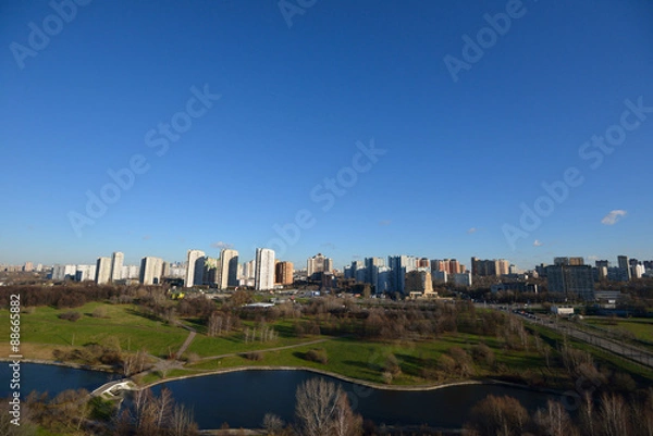 Fototapeta モスクワの公園と空