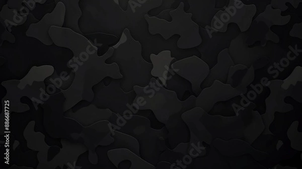 Obraz Black camouflage background