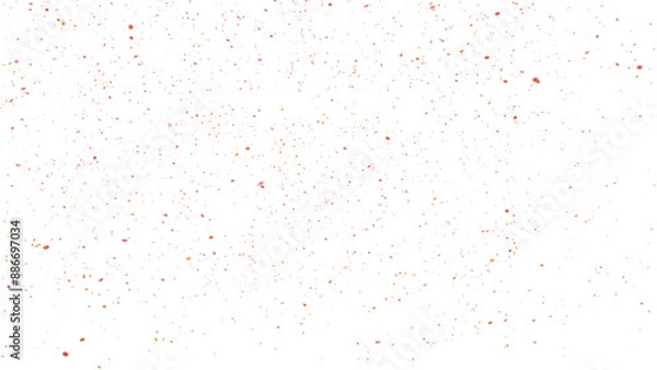 Obraz Floating embers sparks background PNG transparent. Opacity or screen mode usage for overlay