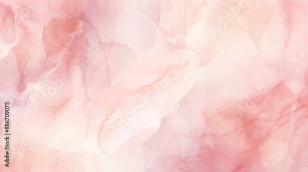 Obraz Soft pink and white marble texture background.