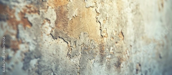 Fototapeta Blurry and softly focused texture of an aged wall with copy space image