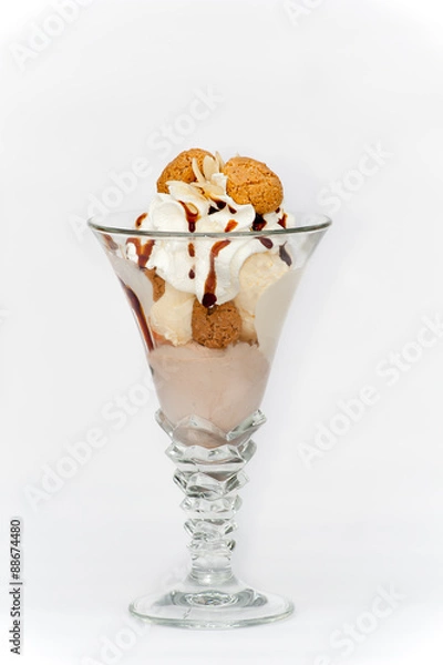 Fototapeta coppa gelato amaretti