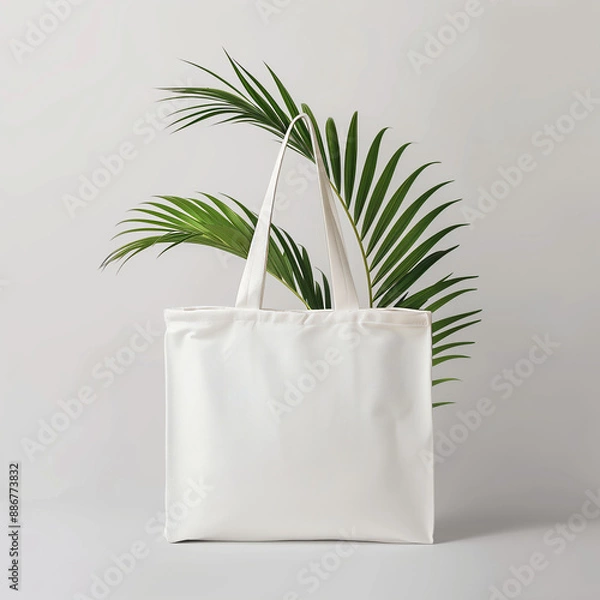 Obraz Empty Tote bag mockup 