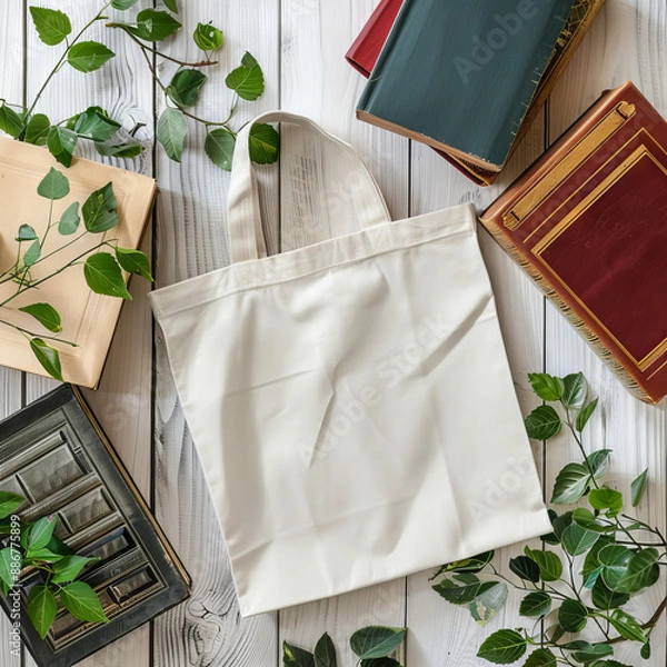 Obraz Empty Tote bag mockup 