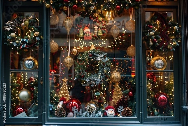 Obraz christmas tree with ornaments