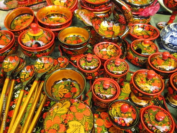 Fototapeta Хохломская роспись