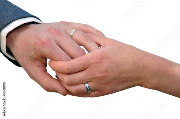 Fototapeta mains et alliances