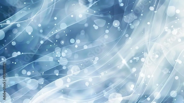 Fototapeta dynamic bright blue background