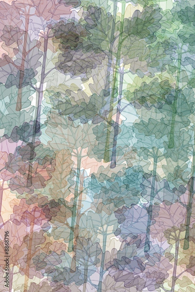 Fototapeta pattern with leaves