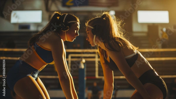 Obraz High Schools woman's wrestling