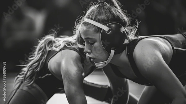 Obraz High Schools woman's wrestling
