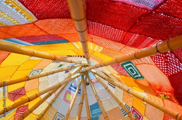 Fototapeta Dach eines Tipis