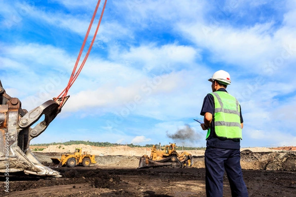 Obraz Worker in Pit