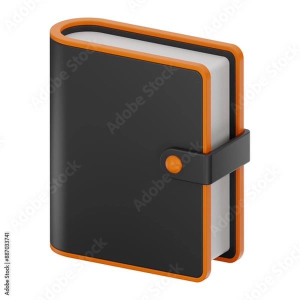 Fototapeta Premium book education icon 3d rendering on isolated background