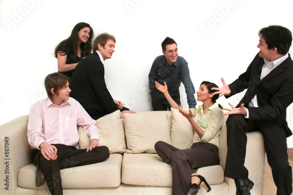 Obraz business team discussion