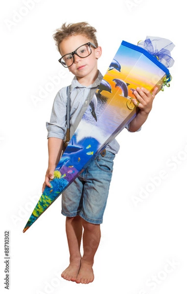 Obraz Kind mit zuckertüte