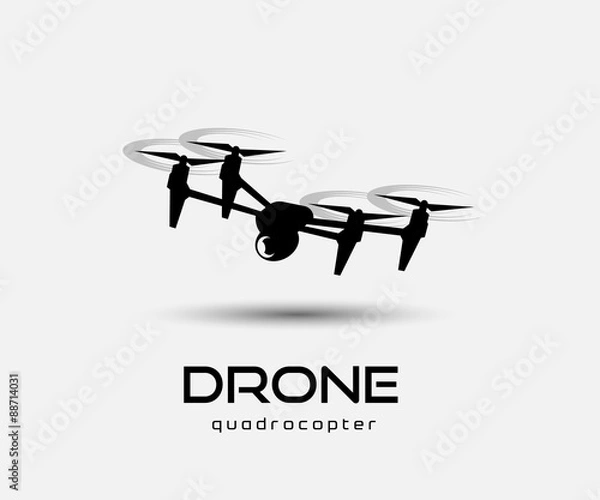 Obraz dronowy quadrocopter