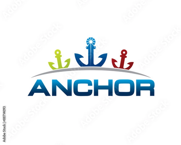 Fototapeta anchor logo 2