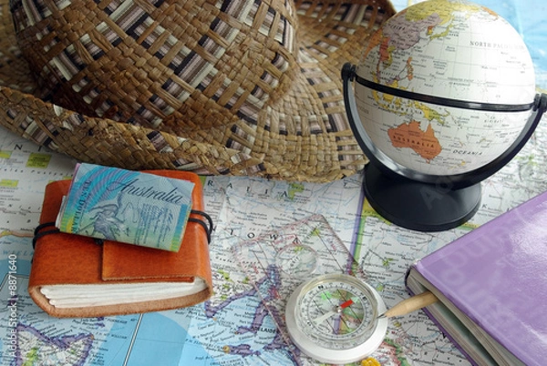 Fototapeta trip planning