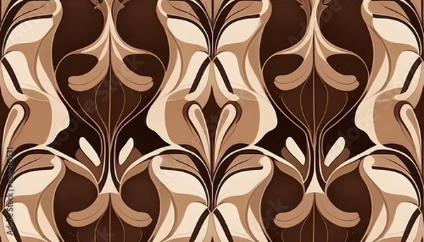 Fototapeta Brown Background Texture Backdrop Light Dark Chocolate Reddish Plain Clear Vintage Caramel Warm Wood