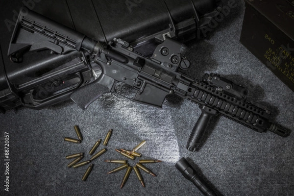 Fototapeta assult rifle