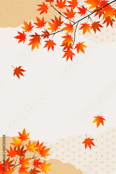 Fototapeta 和を感じる背景素材