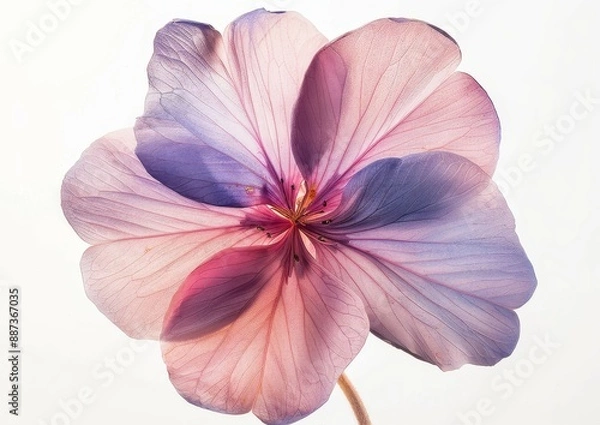 Fototapeta Close-Up of  Flower on White Background
