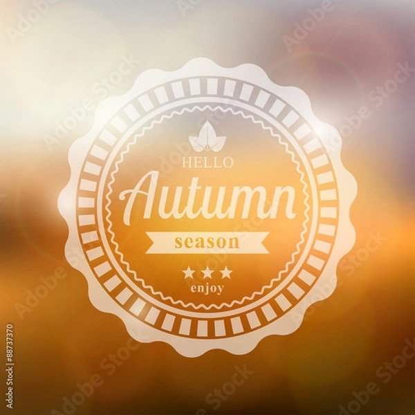 Obraz Vector autumn background