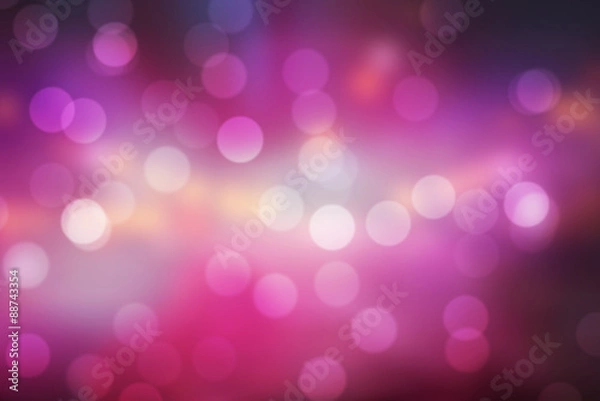 Obraz Pink Bokeh Background