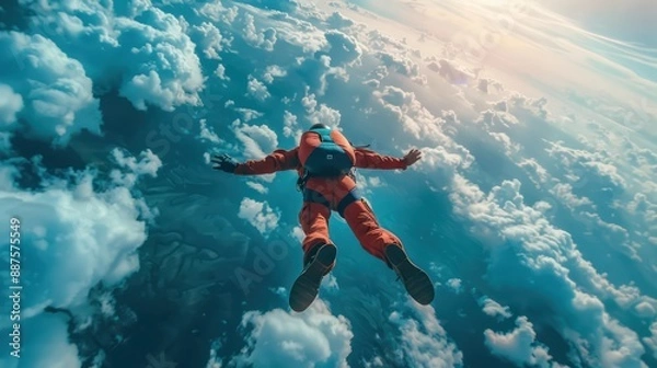 Obraz sky diving