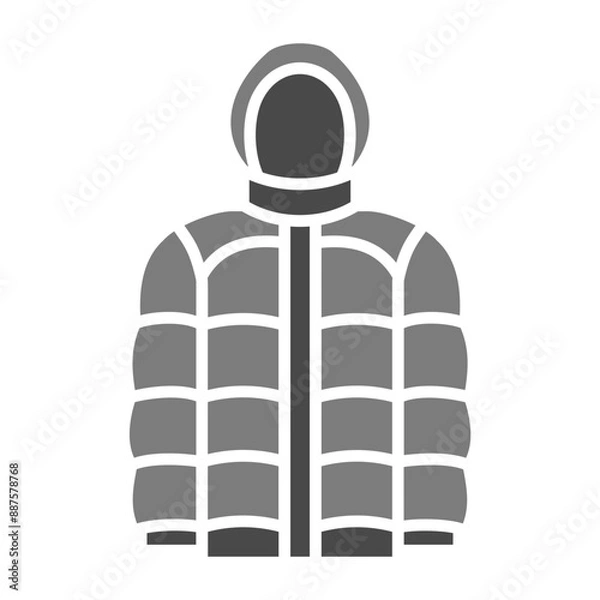 Obraz Winter Jacket Icon