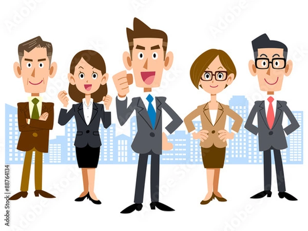 Fototapeta ビジネスマンのチーム