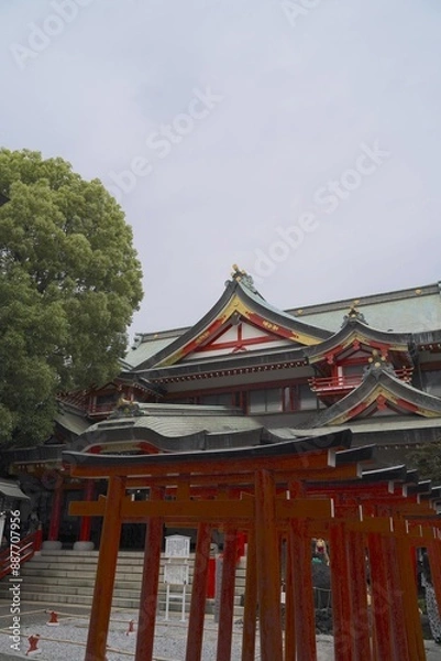 Obraz 日本、神奈川県にある京浜伏見稲荷神社