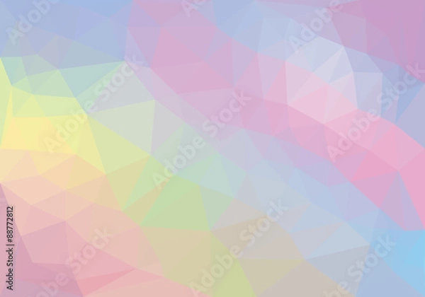 Obraz Colorful polygonal background