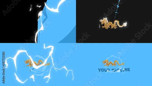 Obraz Fast Logo Reveal