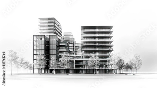 Obraz Modern Architecture Design Concept