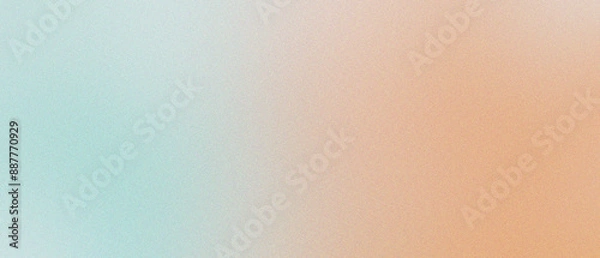 Obraz Soft Peach to Teal Gradient Texture: Elegant Background for Design and Decor