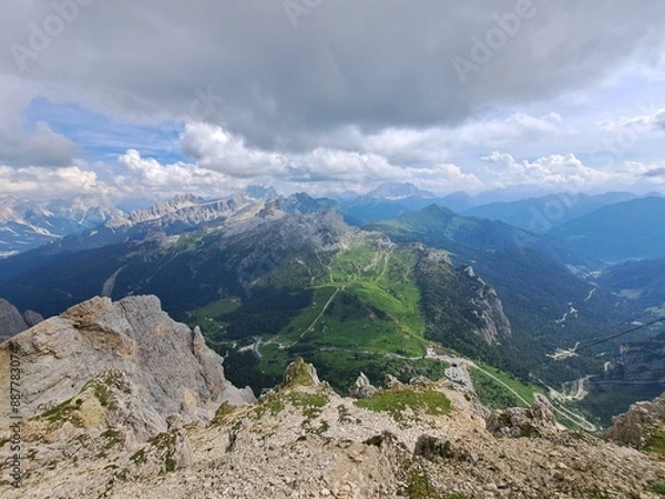Obraz high mountain landscape