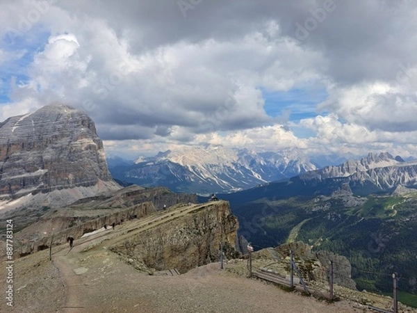Obraz mountain landscape with blue sky