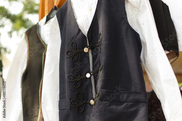Obraz handmade Hungarian folklore clothes