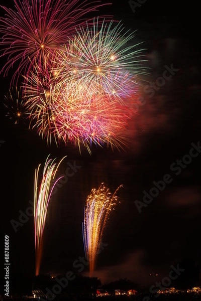 Obraz 夏の打ち上げ花火