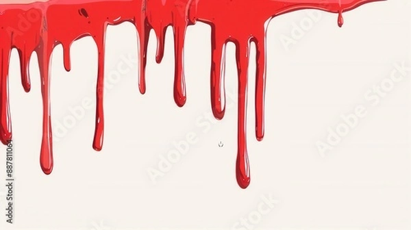 Fototapeta Melting liquid banner abstract background.