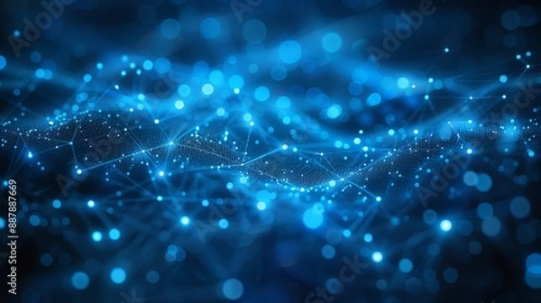 Fototapeta Abstract Digital Network