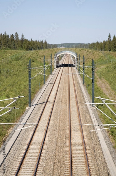 Obraz railroad track