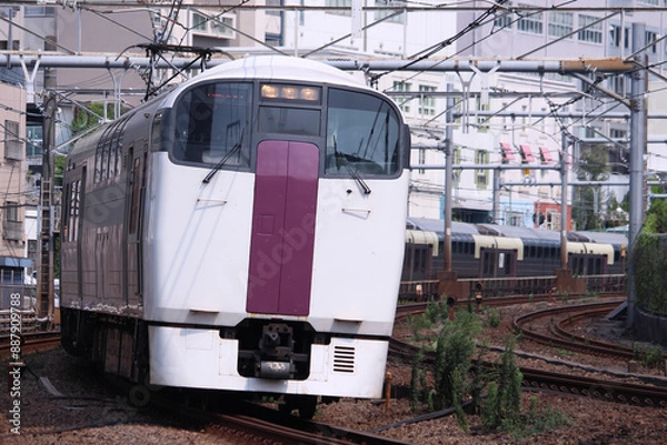 Fototapeta 通勤電車 215系 ダブルデッカー 湘南ライナー